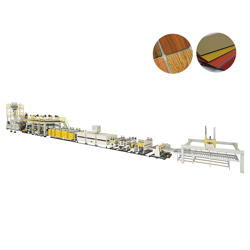 Línea de extrusión de panel compuesto de aluminio y plástico